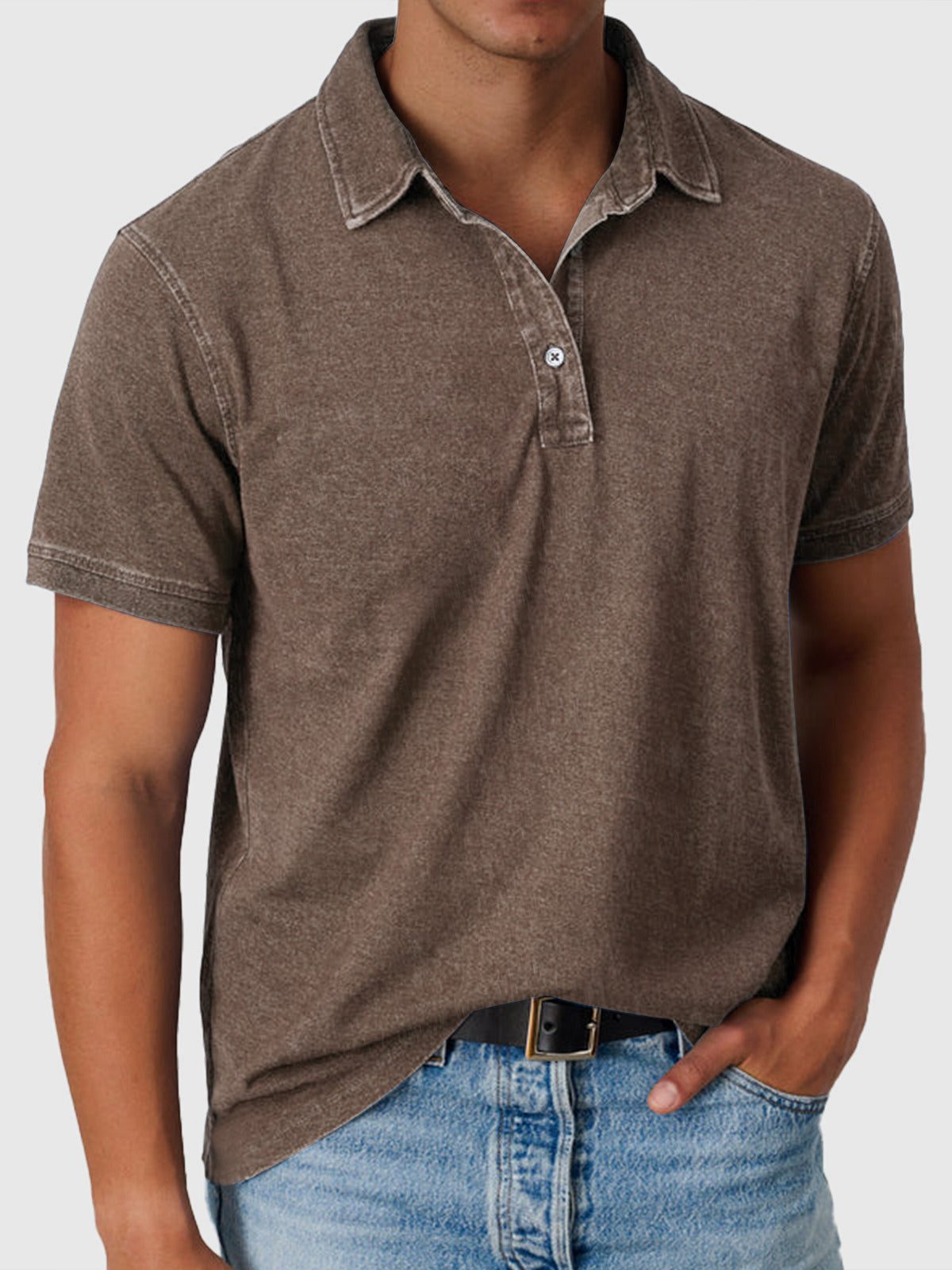 Polo Smart Casual da Uomo a Maniche Corte — foto 8