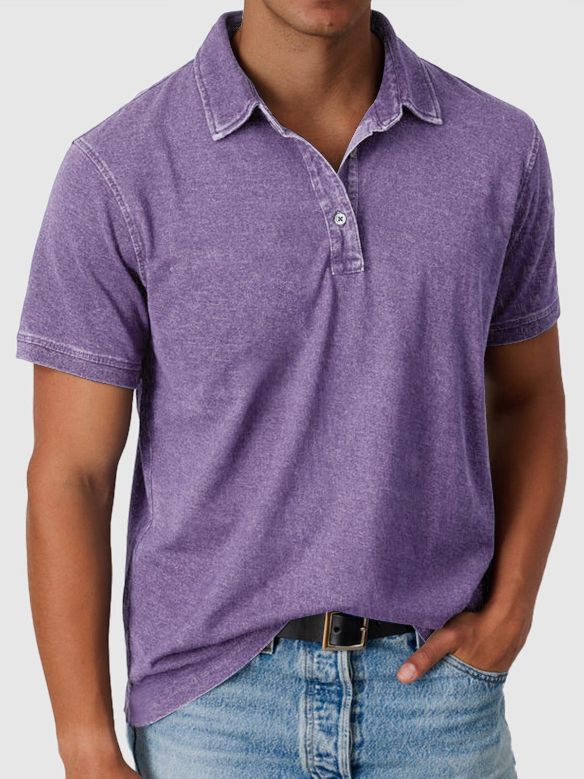 Polo Smart Casual da Uomo a Maniche Corte — foto 9