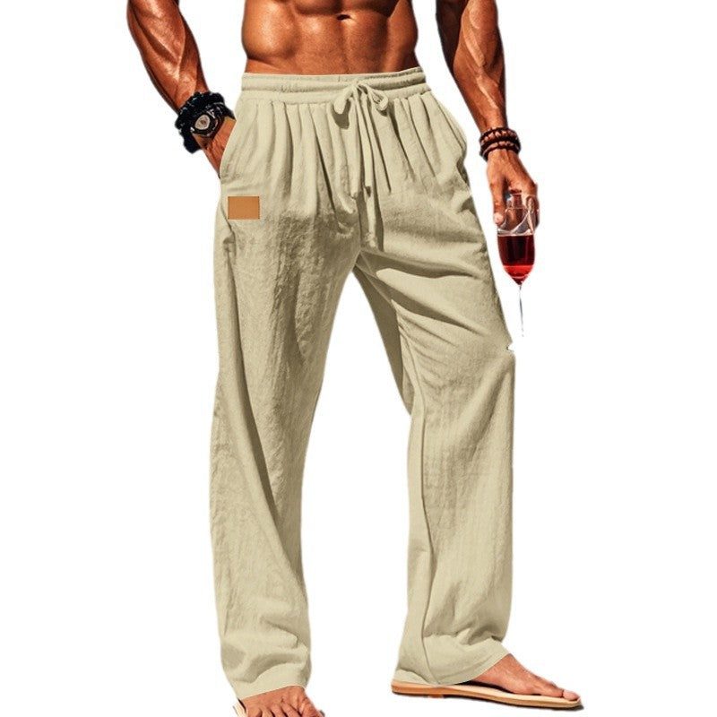 Pantaloni Gamba Dritta da Uomo Vita con Coulisse — foto 5