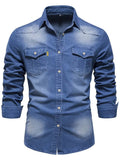 Camicia a Bottoni da Uomo Taschini Frontali