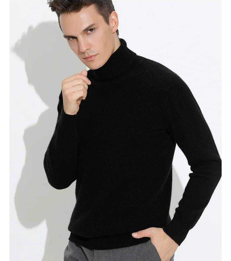 Dolcevita da Uomo in Cashmere a Maniche Lunghe — foto 4