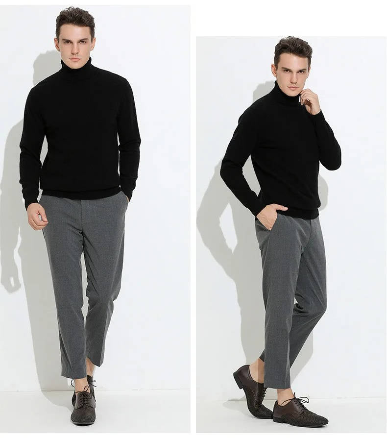 Dolcevita da Uomo in Cashmere a Maniche Lunghe — foto 5