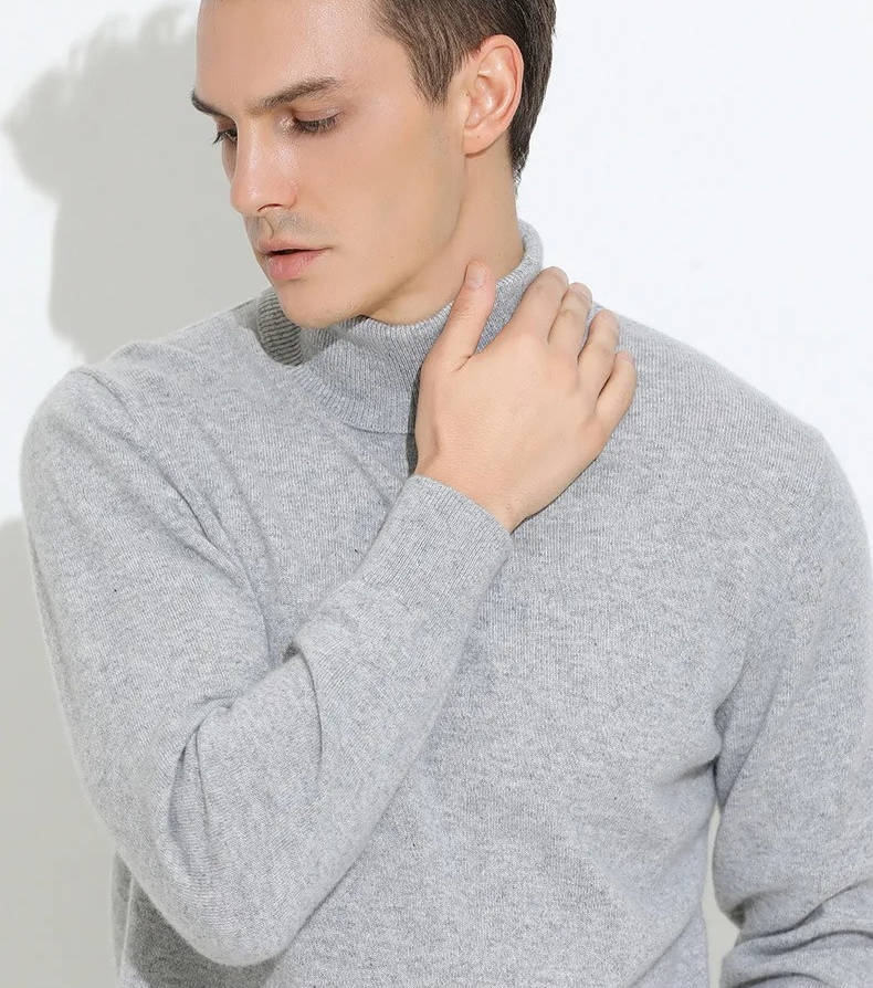 Dolcevita da Uomo in Cashmere a Maniche Lunghe — foto 8