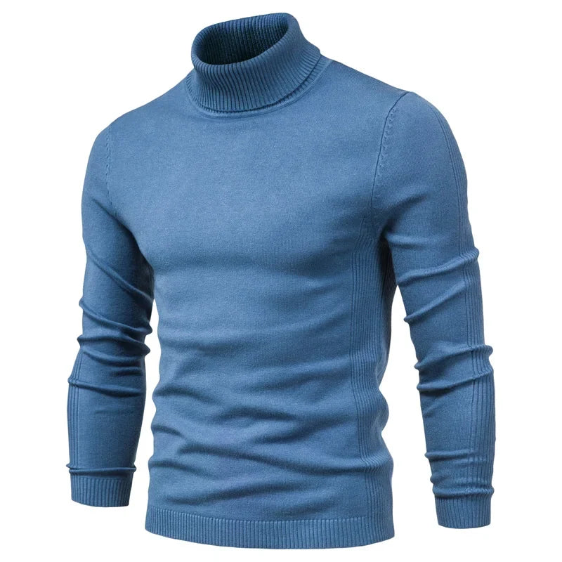 Dolcevita da Uomo Slim Fit in Maglia Invernale