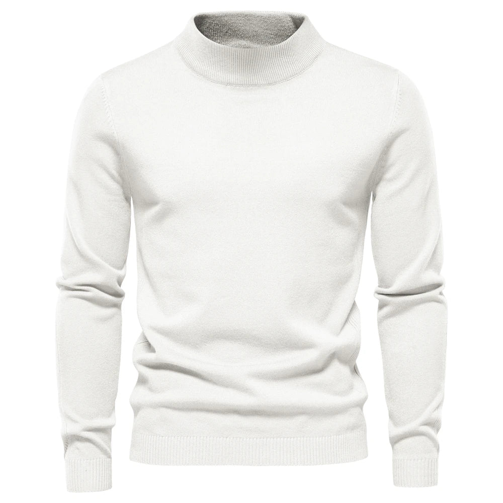 Dolcevita da Uomo Slim Fit in Maglia Invernale — foto 10
