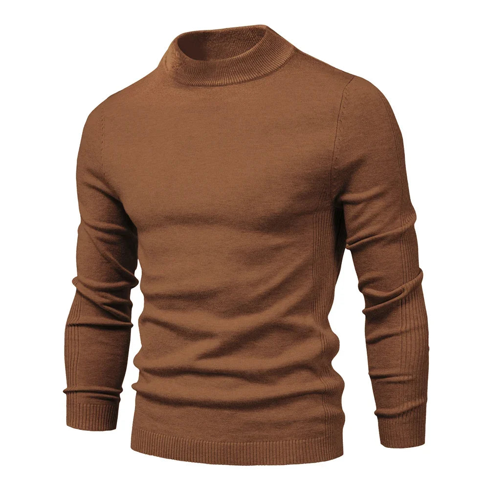 Dolcevita da Uomo Slim Fit in Maglia Invernale — foto 12