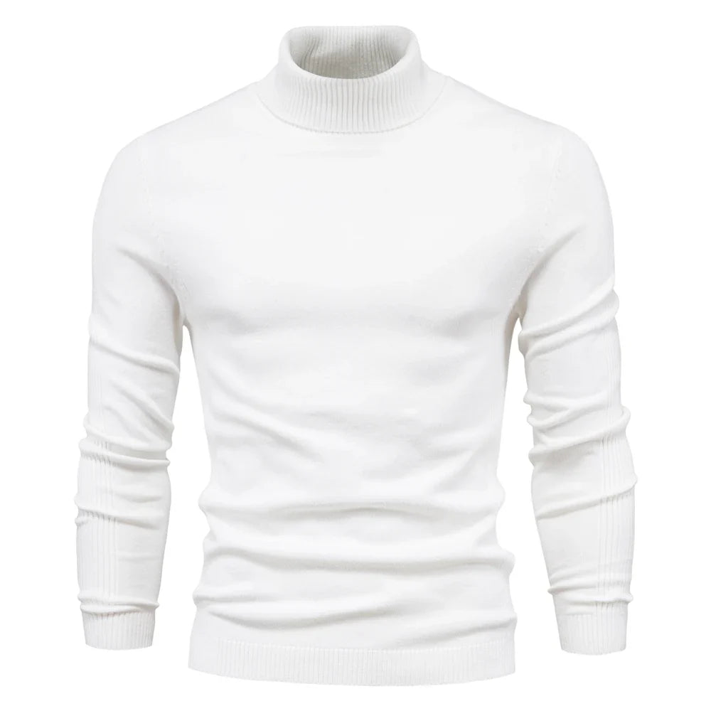 Dolcevita da Uomo Slim Fit in Maglia Invernale — foto 13