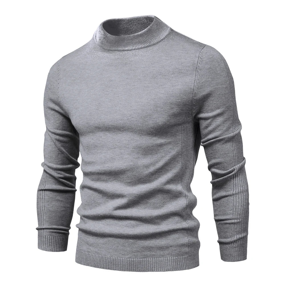 Dolcevita da Uomo Slim Fit in Maglia Invernale — foto 15