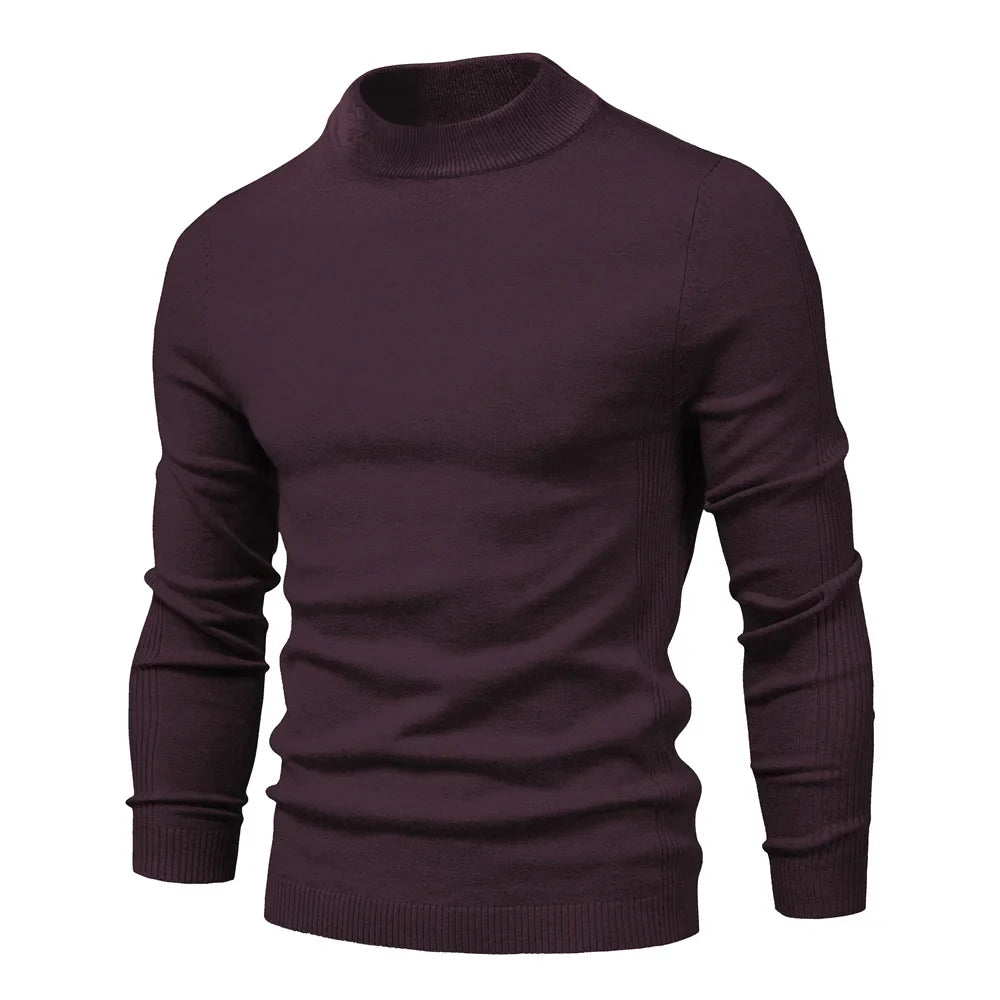 Dolcevita da Uomo Slim Fit in Maglia Invernale — foto 16