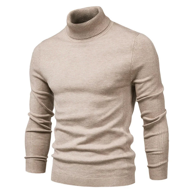 Dolcevita da Uomo Slim Fit in Maglia Invernale — foto 17