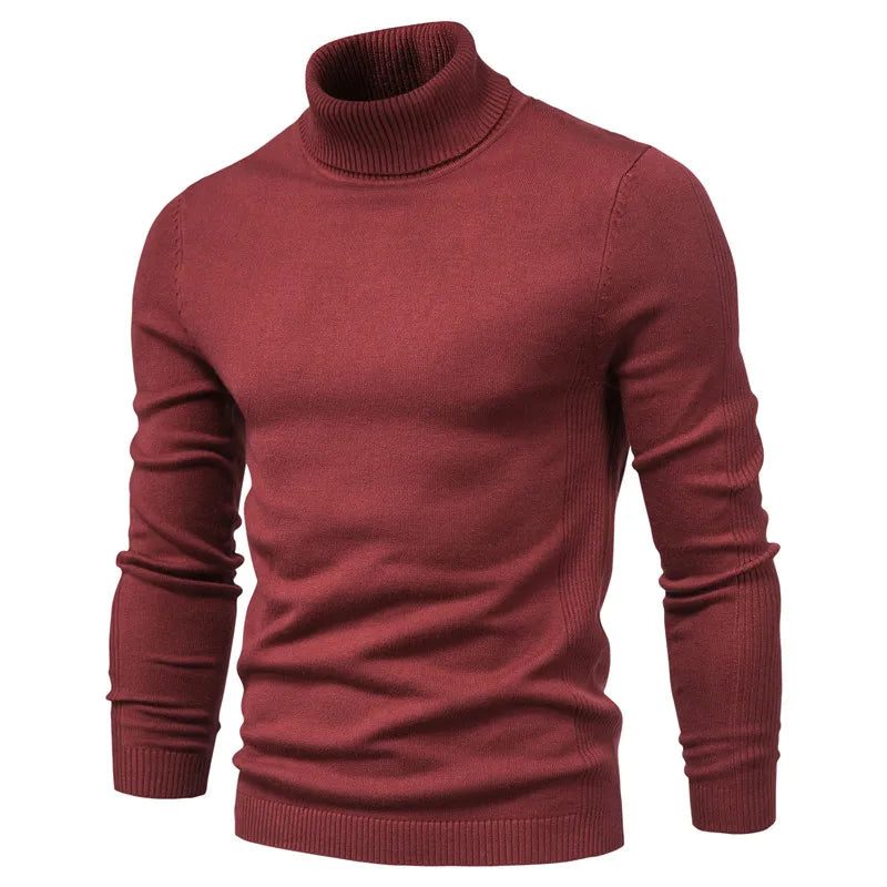 Dolcevita da Uomo Slim Fit in Maglia Invernale — foto 18
