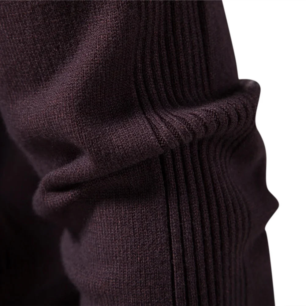 Dolcevita da Uomo Slim Fit in Maglia Invernale — foto 2