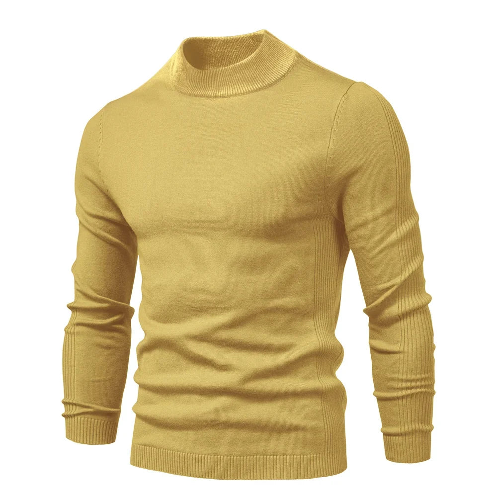 Dolcevita da Uomo Slim Fit in Maglia Invernale — foto 23