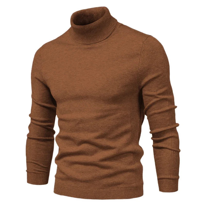 Dolcevita da Uomo Slim Fit in Maglia Invernale — foto 24