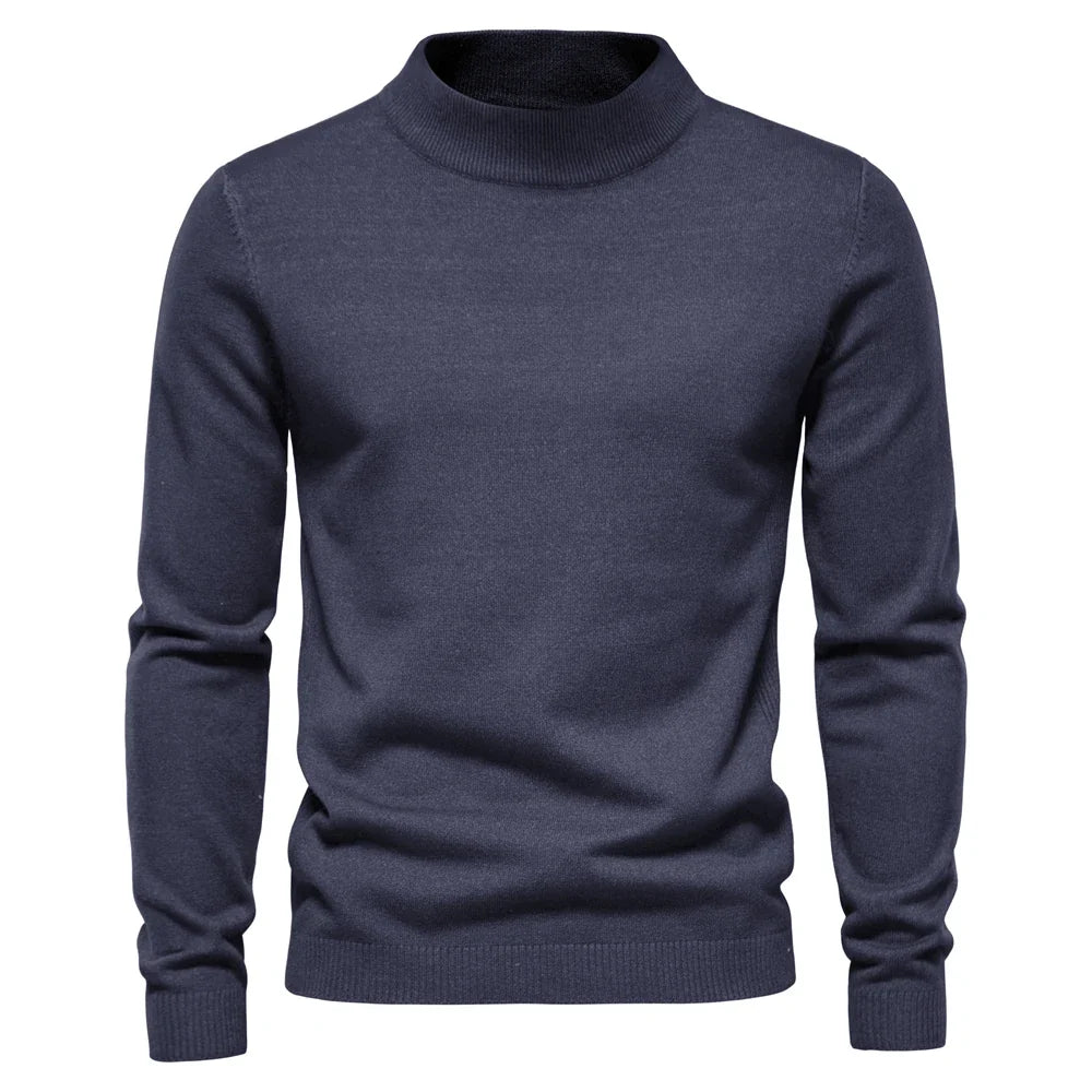 Dolcevita da Uomo Slim Fit in Maglia Invernale — foto 25