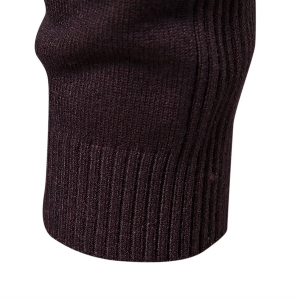 Dolcevita da Uomo Slim Fit in Maglia Invernale — foto 3