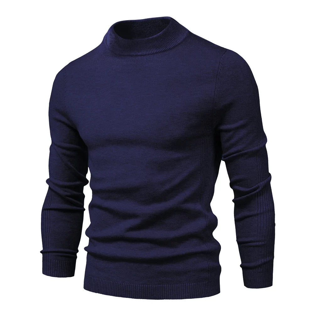 Dolcevita da Uomo Slim Fit in Maglia Invernale — foto 6
