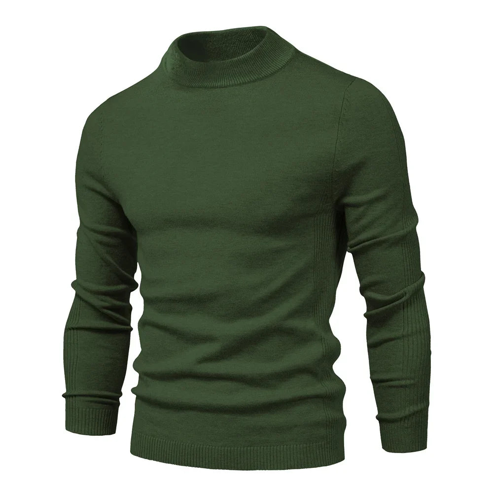 Dolcevita da Uomo Slim Fit in Maglia Invernale — foto 7
