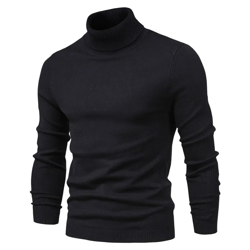 Dolcevita da Uomo Slim Fit in Maglia Invernale — foto 9