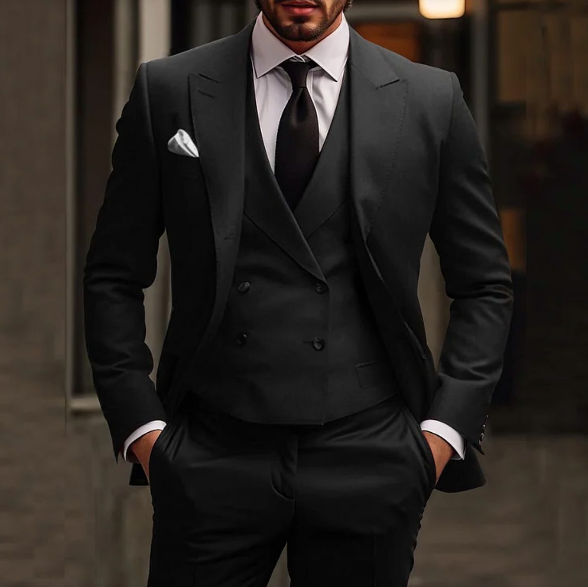 Completo Blazer Doppiopetto da Uomo Elegante