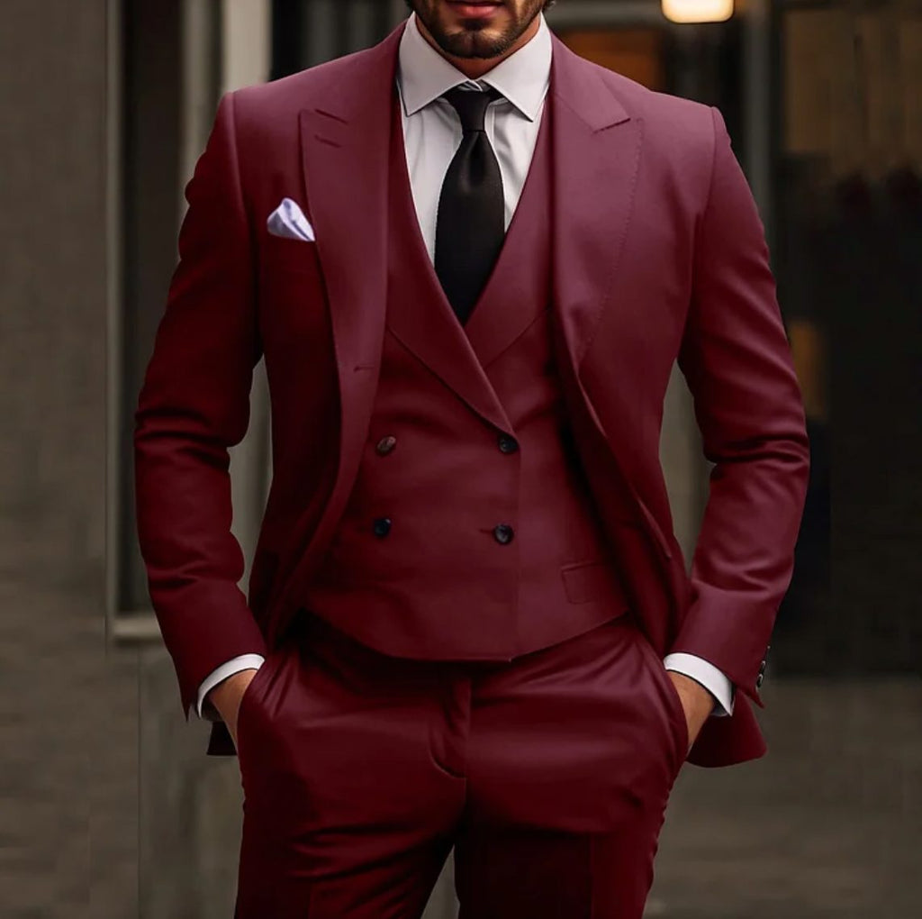 Completo Blazer Doppiopetto da Uomo Elegante — foto 4
