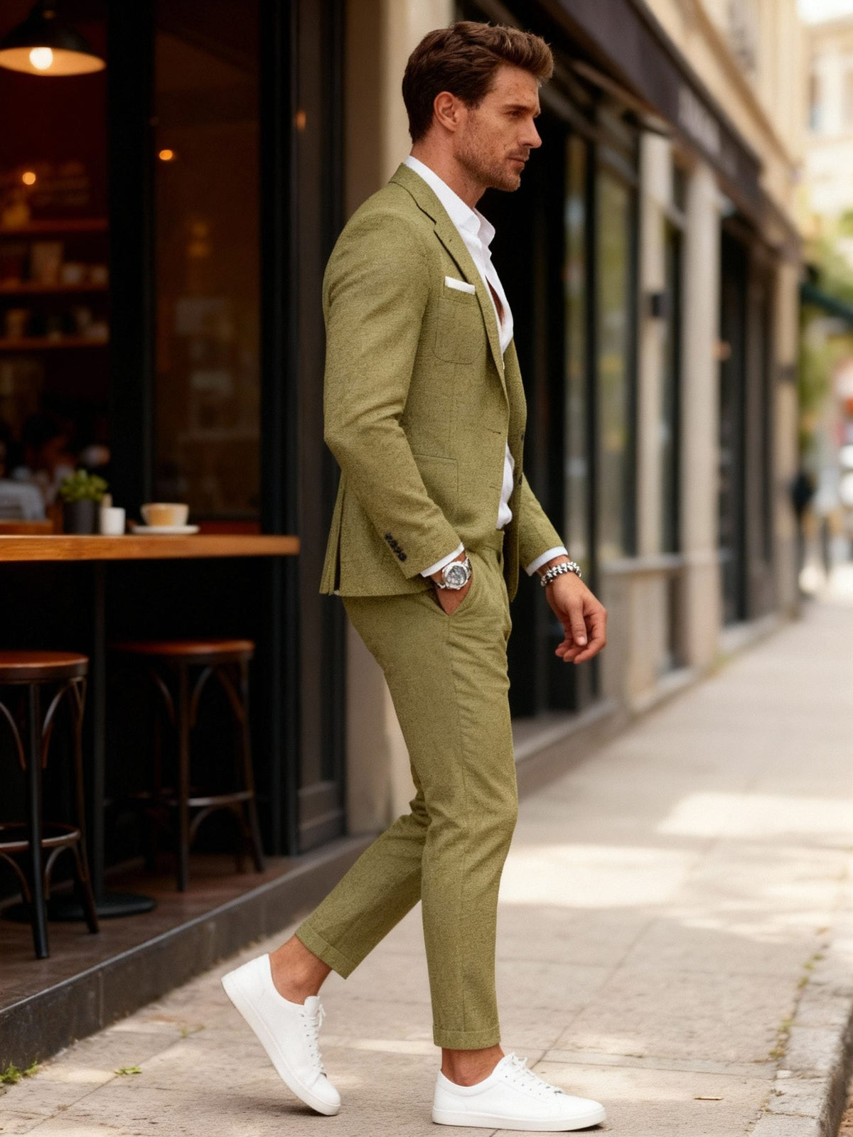 Completo Blazer Doppiopetto Leggero da Uomo — foto 2