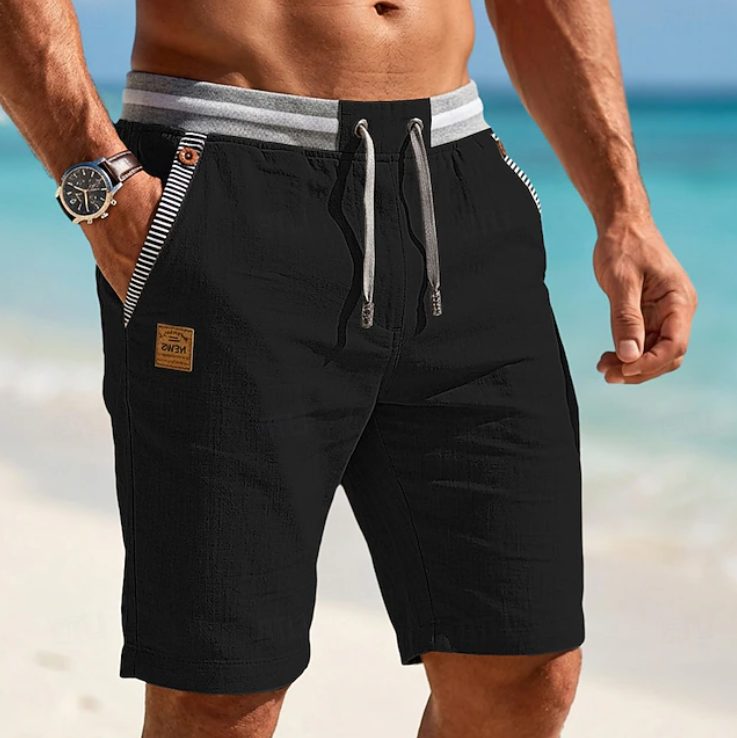 Pantaloncini Comodi da Uomo Vita Elasticizzata — foto 5