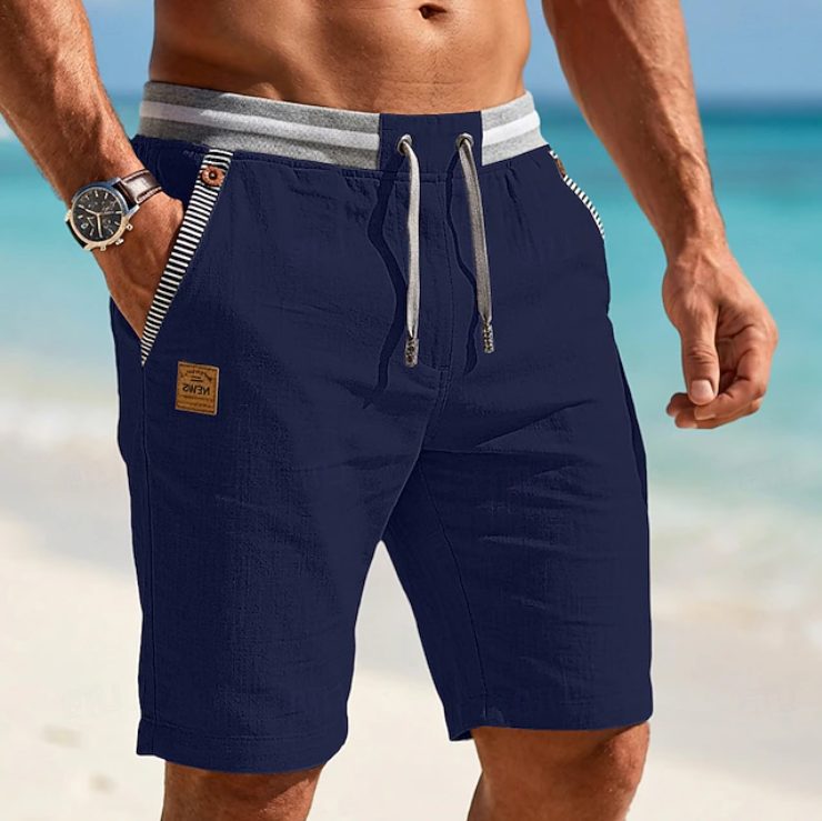 Pantaloncini Comodi da Uomo Vita Elasticizzata — foto 6