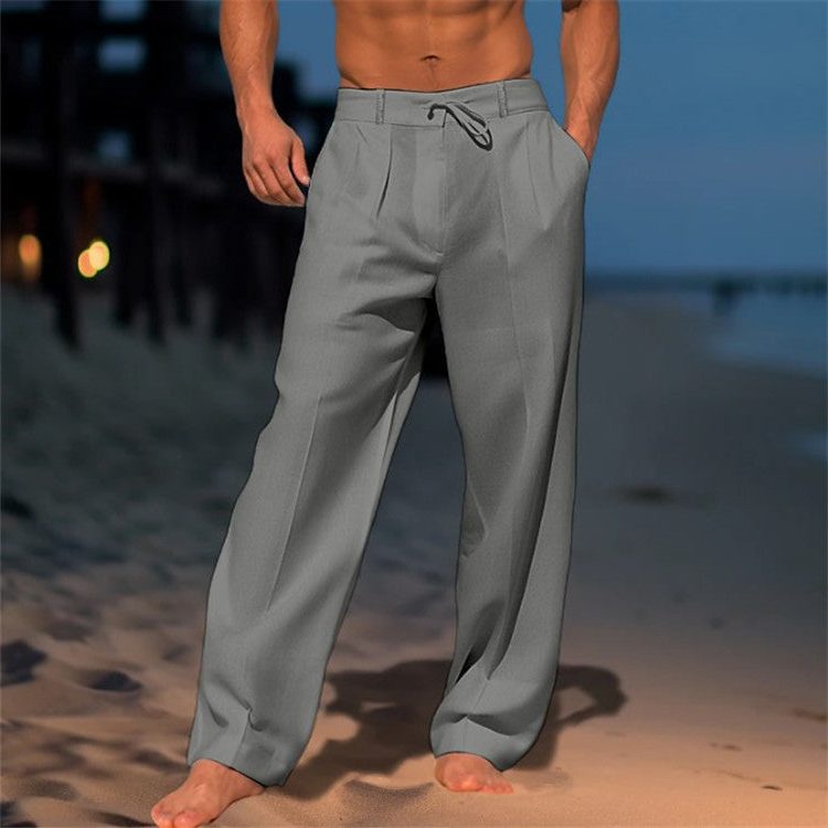 Pantaloni Gamba Dritta da Uomo con Coulisse Regolabile — foto 11