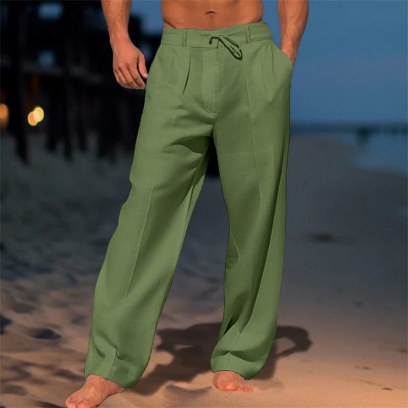 Pantaloni Gamba Dritta da Uomo con Coulisse Regolabile — foto 4