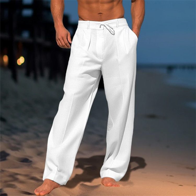 Pantaloni Gamba Dritta da Uomo con Coulisse Regolabile — foto 9
