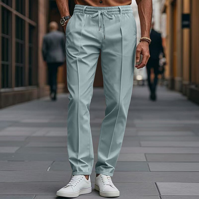 Pantaloni Chino Gamba Dritta da Uomo con Coulisse — foto 2