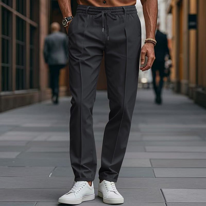 Pantaloni Chino Gamba Dritta da Uomo con Coulisse — foto 3