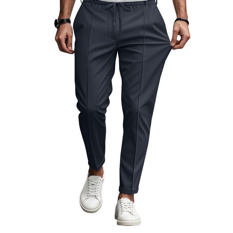 Pantaloni Chino Gamba Dritta da Uomo con Coulisse — foto 4