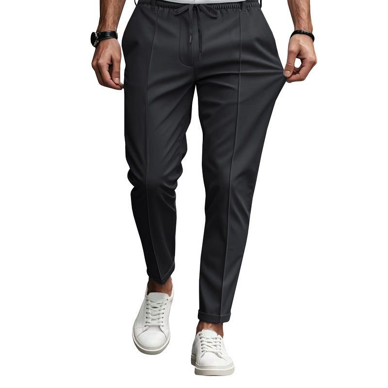 Pantaloni Chino Gamba Dritta da Uomo con Coulisse — foto 5