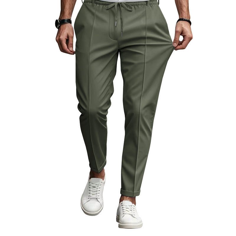 Pantaloni Chino Gamba Dritta da Uomo con Coulisse — foto 6