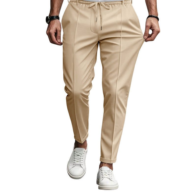 Pantaloni Chino Gamba Dritta da Uomo con Coulisse — foto 7
