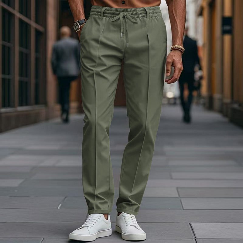 Pantaloni Chino Gamba Dritta da Uomo con Coulisse — foto 8