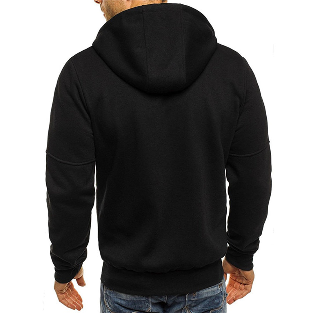 Felpa con Cappuccio da Uomo con Zip Intera — foto 2