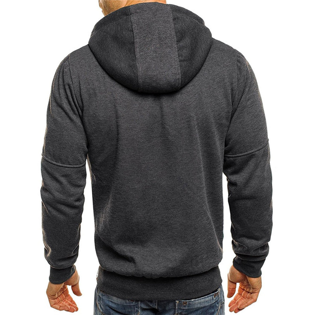 Felpa con Cappuccio da Uomo con Zip Intera — foto 6