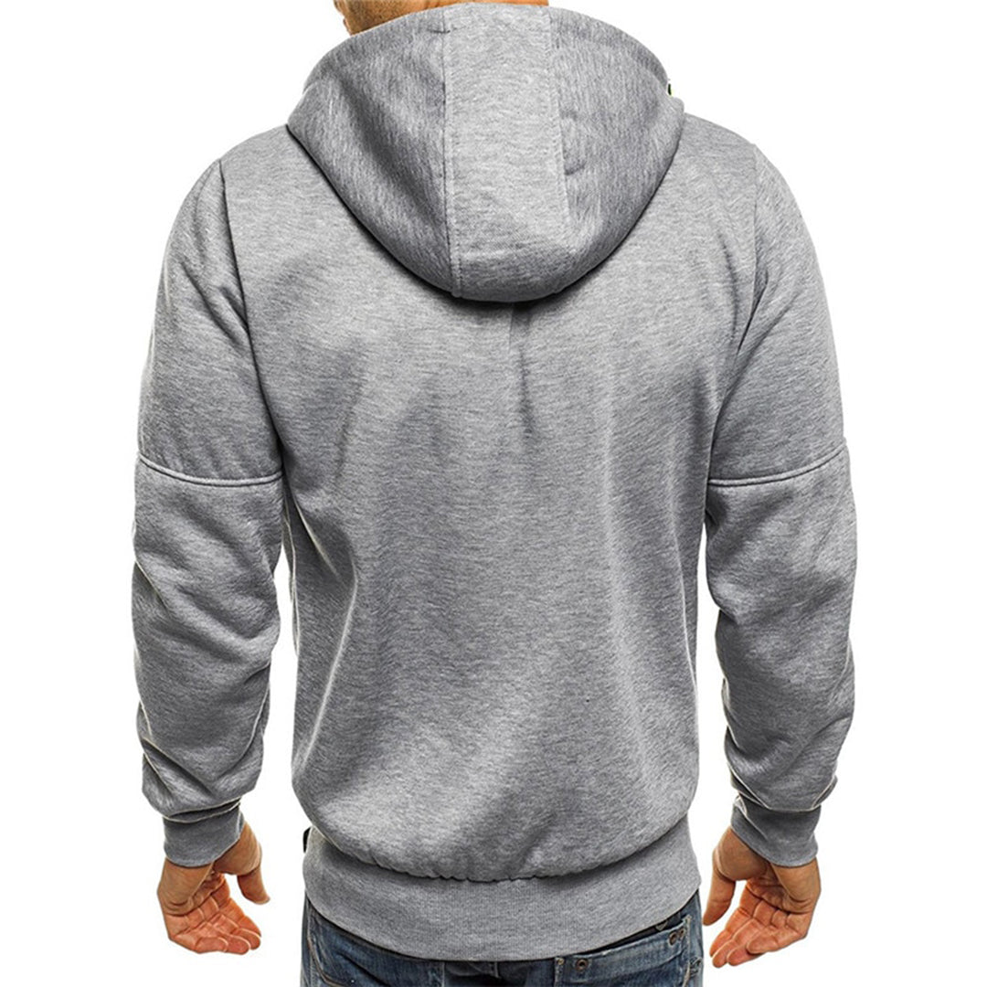 Felpa con Cappuccio da Uomo con Zip Intera — foto 8