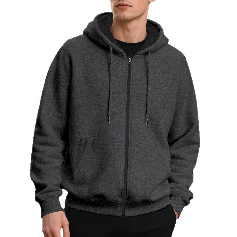 Felpa Oversize da Uomo con Zip Intera — foto 5