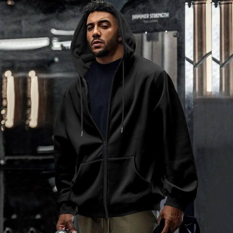 Felpa Oversize da Uomo con Zip Intera — foto 9