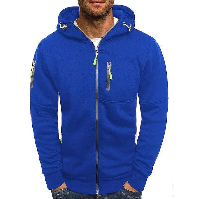 Felpa da Uomo con Cappuccio e Zip Intera — foto 9