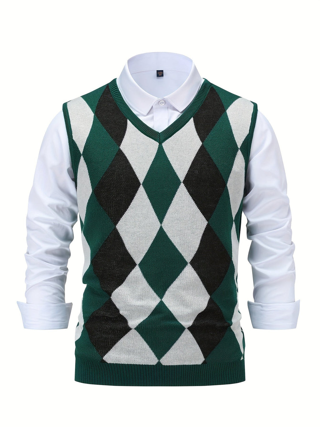 Gilet Argyle da Uomo con Scollo a V — foto 10
