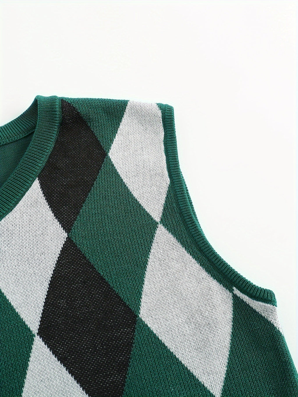 Gilet Argyle da Uomo con Scollo a V — foto 13