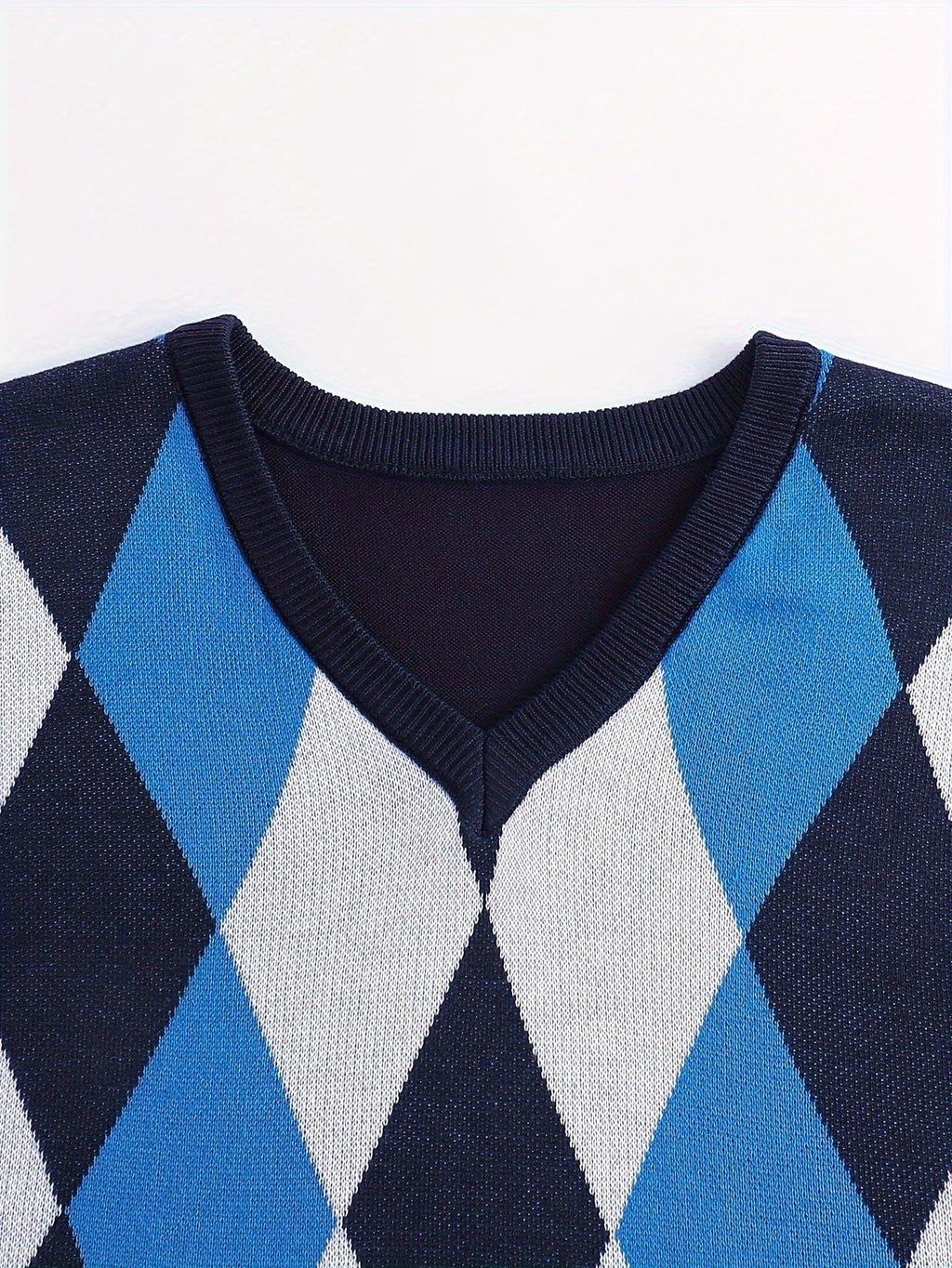 Gilet Argyle da Uomo con Scollo a V — foto 28