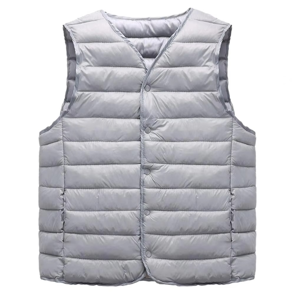 Gilet Imbottito da Uomo con Scollo a V