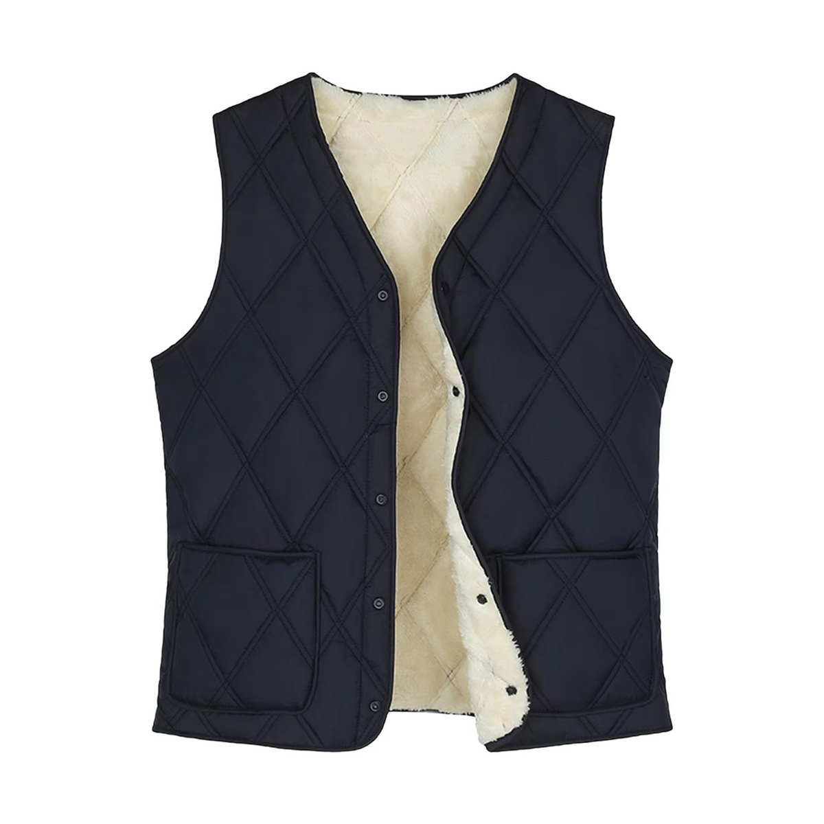 Gilet Imbottito da Uomo con Scollo a V — foto 2