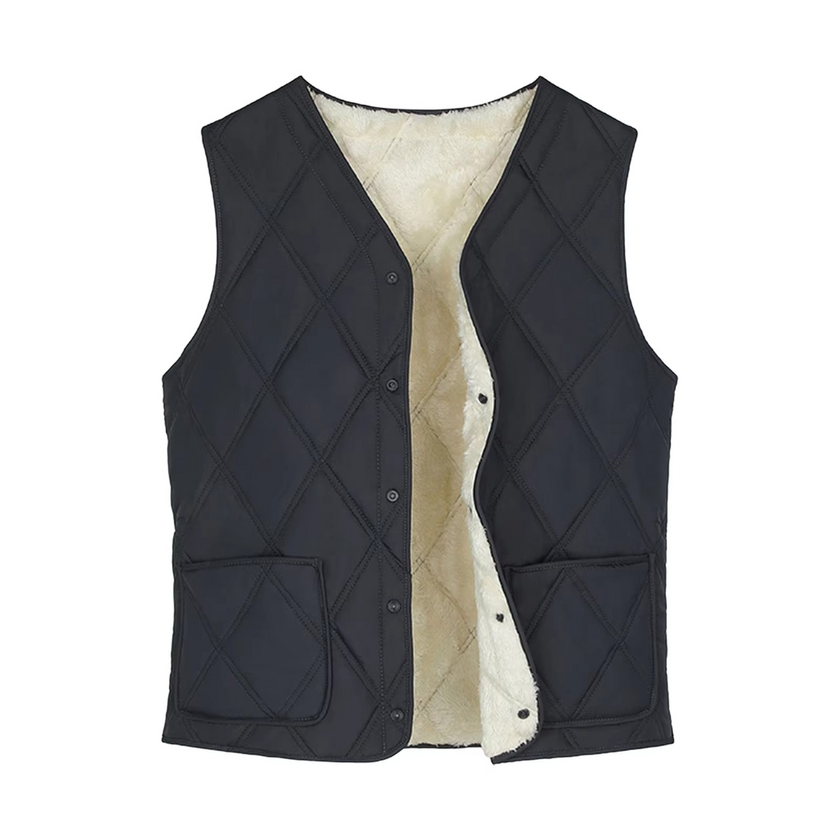 Gilet Imbottito da Uomo con Scollo a V — foto 5